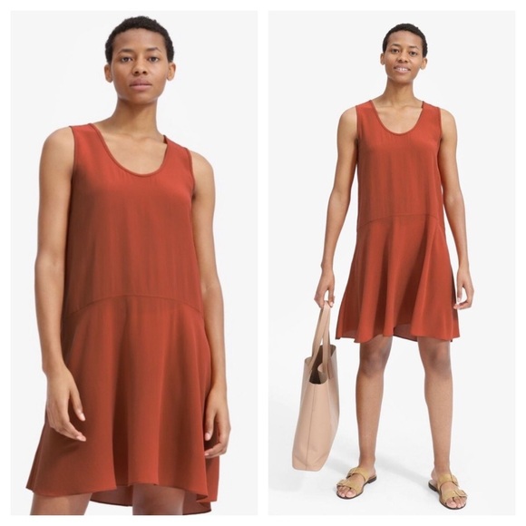 Everlane Dresses & Skirts - Everlane The Clean Silk Sleeveless Dress Sz 6